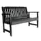 Highwood Usa 4ft Lehigh Garden Bench Outdoor Furniture for Patio, Backyard, Garden AD-BENW2-BKE - alternate 1